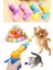 30 Adet Peluş Ponpon Top Atan Tabanca Top Atan İnteraktif Kedi Oyuncağı 1