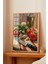 Ahşap Çerçeveli Tablo, Domates ve Mozzarella – Akdeniz Sofrası, Mutfak Dekoru Poster No: 110142 2