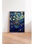 Ahşap Çerçeveli Tablo, Yıldızlı Gece – Van Gogh Esintisi, Salon Dekoru Poster No: 110253 3