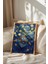 Ahşap Çerçeveli Tablo, Yıldızlı Gece – Van Gogh Esintisi, Salon Dekoru Poster No: 110253 5