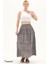 Gri Müslin Uzun Yazlık Etek 1