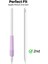 Ahastyle PT185 3 Adet Apple Kalem Için 2nd Nesil Kol Stylus Kalem Kavrama Silikon Kılıf Degrade Renk-Beyaz/mor Pembe (Yurt Dışından) 2