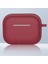 Airpods Pro 2 Şerit Silikon Kılıf Şok Emici Koruyucu Kulaklık Kapağı Anahtarlık-Şarap Kırmızısı Için (Yurt Dışından) 1