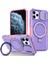 iPhone 11 Pro Kılıf Magsafe Pc+Tpu Kamera Koruma Telefon Kılıfı ile Uyumlu-Pembe/mor (Yurt Dışından) 1