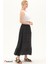 Siyah Müslin Uzun Yazlık Etek 3