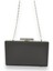 Siyah Renk Çizilmeyen El Izi Yapmayan Mat Saten Inci Saplı Abiye Çanta Gece Çantası Portföy Clutch 3