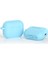 Airpods Pro 2 Için Bluetooth Kulaklık Düz Tabanlı Silikon Koruyucu Kılıf Anti-Çizik Anti-Damla Kapak-Mavi (Yurt Dışından) 1