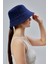 Yazlık Kumaş Kova Şapka, Erkek Kadın Düz Balıkçı Bucket Şapka, Unisex 4