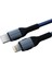 iPhone 15 Serisi Için 1m Type-C-Lightning Veri Kablosu Pd 20W Cep Telefonu Hızlı Şarj Kablosu-Mavi (Yurt Dışından) 1
