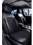 renault Megane 1 Yarı Deri Oto Koltuk Kılıfı Ön Arkatakım Karbon Serisi Siyah Fs 1