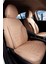 renault Laguna 3 Yarı Deri Oto Koltuk Kılıfı Ön Arkatakım Karbon Serisi Bej Fs 1