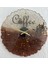 - Coffee (Kahve) Temalı Epoksi Duvar Saati (Özel Tasarım - Tek Üretim) - 30 cm 1