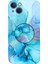 iPhone 13 Turkuaz Mermer Görünümlü Kılıf 3