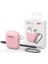 Airpods Için Şarj KUTULU(2016)/(2019)/KABLOSUZ Şarj Kutulu AIRPODS(2019)TOZ Önleyici Fiş Tasarımı Yumuşak Silikon Kancalı Düşmeye Dayanıklı Kapak-Pembe (Yurt Dışından) 1