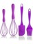 4 Parça Silikon Çırpıcı Yumurta Fırçası Spatula Seti 1
