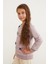 Kurdele Baskılı Bisiklet Yaka Kız Çocuk Sweatshirt 5