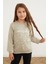 Beautiful Yazı Baskılı Kız Çocuk Sweatshirt 1
