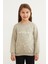 Beautiful Yazı Baskılı Kız Çocuk Sweatshirt 2