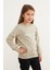 Beautiful Yazı Baskılı Kız Çocuk Sweatshirt 3