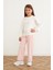 Kurdele Detaylı Beli Lastikli Kız Çocuk Takım 1