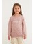 Beautiful Yazı Baskılı Kız Çocuk Sweatshirt 1