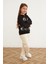 Yıldız ve Kalp Baskılı Kız Çocuk Sweatshirt 3