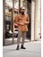 Özel Tasarım Slim Fit Geniş Yaka Trençkot 2