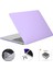 MacBook Pro 14 Inç (2021) A2442 (Abd Versiyonu) Mat Kaplama Sert Pc Laptop Kapağı + Tpu Klavye Kaplaması + Silikon Toz Tıkaçları-Mor (Yurt Dışından) 1