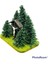 Maket 187 Ölçek Mini Diaroma Ağaç ve Haç N19 2