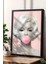 Marilyn Monroe Pembe Sakız Balonu Çerçeveli Tablo - Pop Art Poster Tablo 1