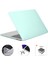 MacBook Pro 14 Inç (2021) A2442 (Abd Versiyonu) Mat Kaplama Sert Pc Laptop Kapağı + Tpu Klavye Kaplaması + Silikon Toz Tıkaçları-Açık Yeşil (Yurt Dışından) 1