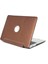 MacBook Air 13,3 Inç (A1932/A2179/A2337)-KAHVE Için Alt Kısmı Oyulmuş Pu Deri + Pc Koruyucu Kabuk Kapağı (Yurt Dışından) 2