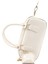 Kırışık Dokulu Krem SHK207 Suni Deri Charm Detaylı Fermuarlı Ayarlanabilir Askılı El, Kol ve Omuz Çantası U:14 E:24 G:8 cm 7