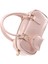Şeker Pembesi SHK207 Suni Deri Charm Detaylı Fermuarlı Ayarlanabilir Askılı El, Kol ve Omuz Çantası U:14 E:24 G:8 cm 6