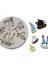 4-Renk Rastgele Martı Tekne Çapa Dümen Kalıp Silikon Kalıp Fondan Kek Dekorasyon Aracı Gumpaste Sugarcraft Çikolata Formları Bakeware Araçları (Yurt Dışından) 1