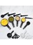 10 Adet Spooncup Gri 5/10 Adet Ölçekli Ölçüm Kaşığı Çay Kaşığı Çok Amaçlı Kaşık Kek Pişirme Un Gıda Ölçüm Kabı Ev Mutfak Pişirme Araçları (Yurt Dışından) 2