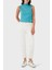 Pamuklu Slim Fit Fermuarlı Dik Yaka Logolu Top LV047C909GXEG Bayan Top LV047C909G Xeg 2
