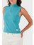 Pamuklu Slim Fit Fermuarlı Dik Yaka Logolu Top LV047C909GXEG Bayan Top LV047C909G Xeg 5