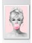 Brigitte Bardot Pembe Sakız Balonu Çerçeveli Tablo - Pop Art Poster Tablo 1