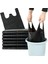 Büyük Kapasiteli Siyah Plastik Çöp Torbaları 100 Adet - Ev, Mutfak Için Saplı Dayanıklı, Geri Dönüştürülebilir Çöp Torbaları, 32X52CM (Yurt Dışından) 3