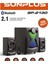 Sunplus 2+1 Ses Sistemi Usb/mp3/sd/fm Bluetooth 300W Multimedia 1