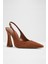 Daphnea Ayakkabı Yüksek Topuklu - Kahverengi 4