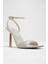 Illustrious Sandalet Orta Boy Topuklu Sandalet - Beyaz 4