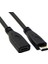 Type C Dişi Erkek Uzatma Kablosu USB C Dişi Erkek Şarj ve Data Kablosu 50CM 2