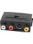Scart To Rca S-Video In Out Anahtarlı Çevirici Adaptörü Scart Av Çevirici 4