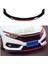 Honda Civic Fc5 Ön Tampon Lip 4 Parça Kırmızı Detay 4
