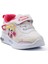 Kız Bebe Beyaz Fuşya Figürlü Işıklı Cırtlı Sneaker Günlük Spor Ayakkabı 3