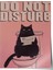 Çerçevesiz Poster, Do Not Dısturb – Komik Kedi Tipografisi, Ofis Dekoru Poster No: 109805 1