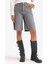 Normal Bel Kısa Paça Gabardin Bermuda Şort D0965AX24SM 5