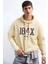Boxy Fit Kapüşonlu Baskılı Sweatshirt E6434AX25AU 1